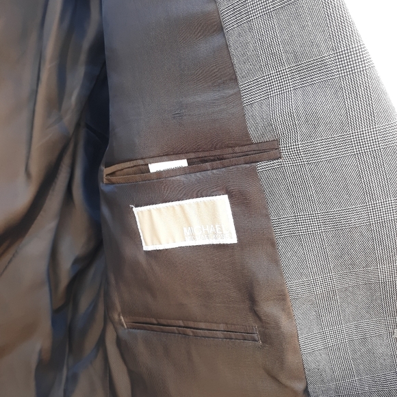 Michael Michael Kors Sport Coat Windowpane - Picture 3 of 6